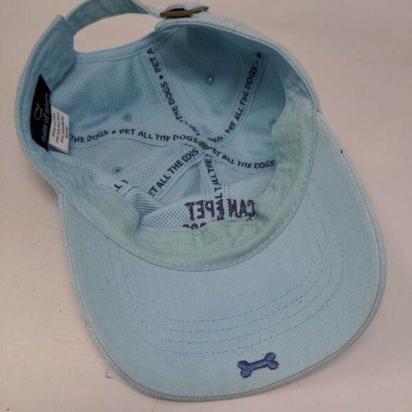 Can I Pet Your Dog? Slideback Hat Blue OSFM Embroidered State Of Mine - Picture 6 of 8